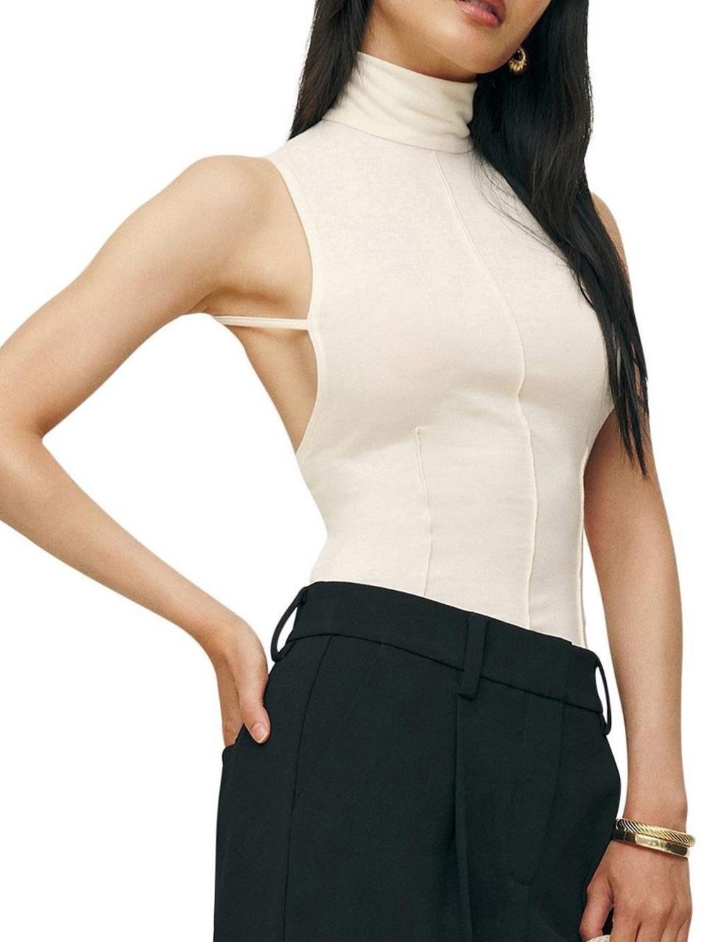 NWT Reformation Marie Knit Top